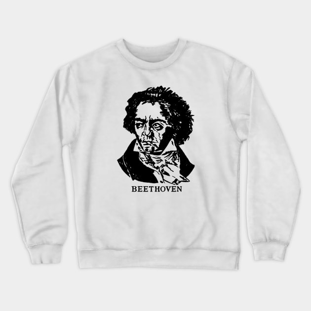 Beethoven Crewneck Sweatshirt by kategabrielle